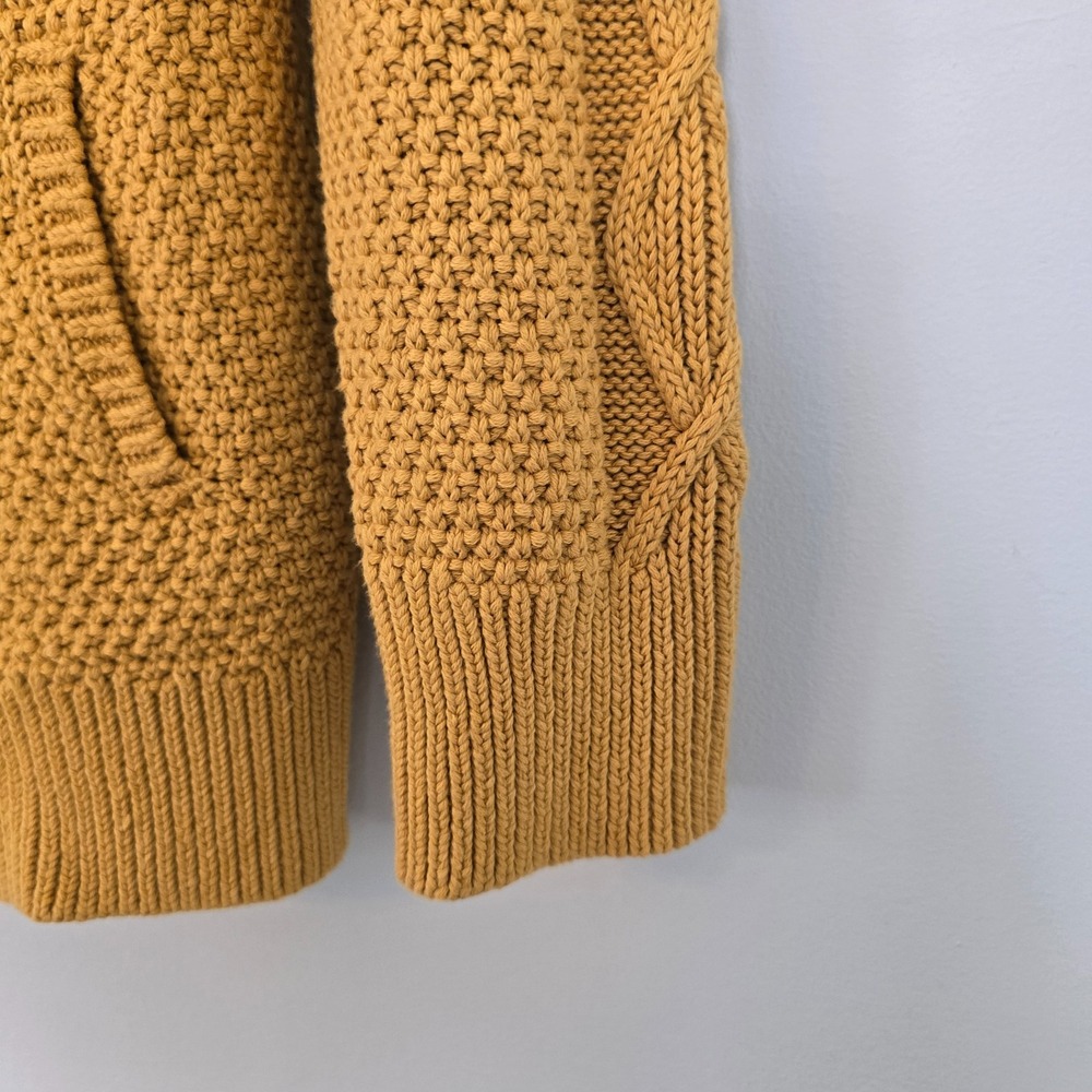 NWT L.L. Bean Signature Womens Cotton Cowl Neck Sweater Size‎ L Fisherman Cozy - Picture 5 of 13